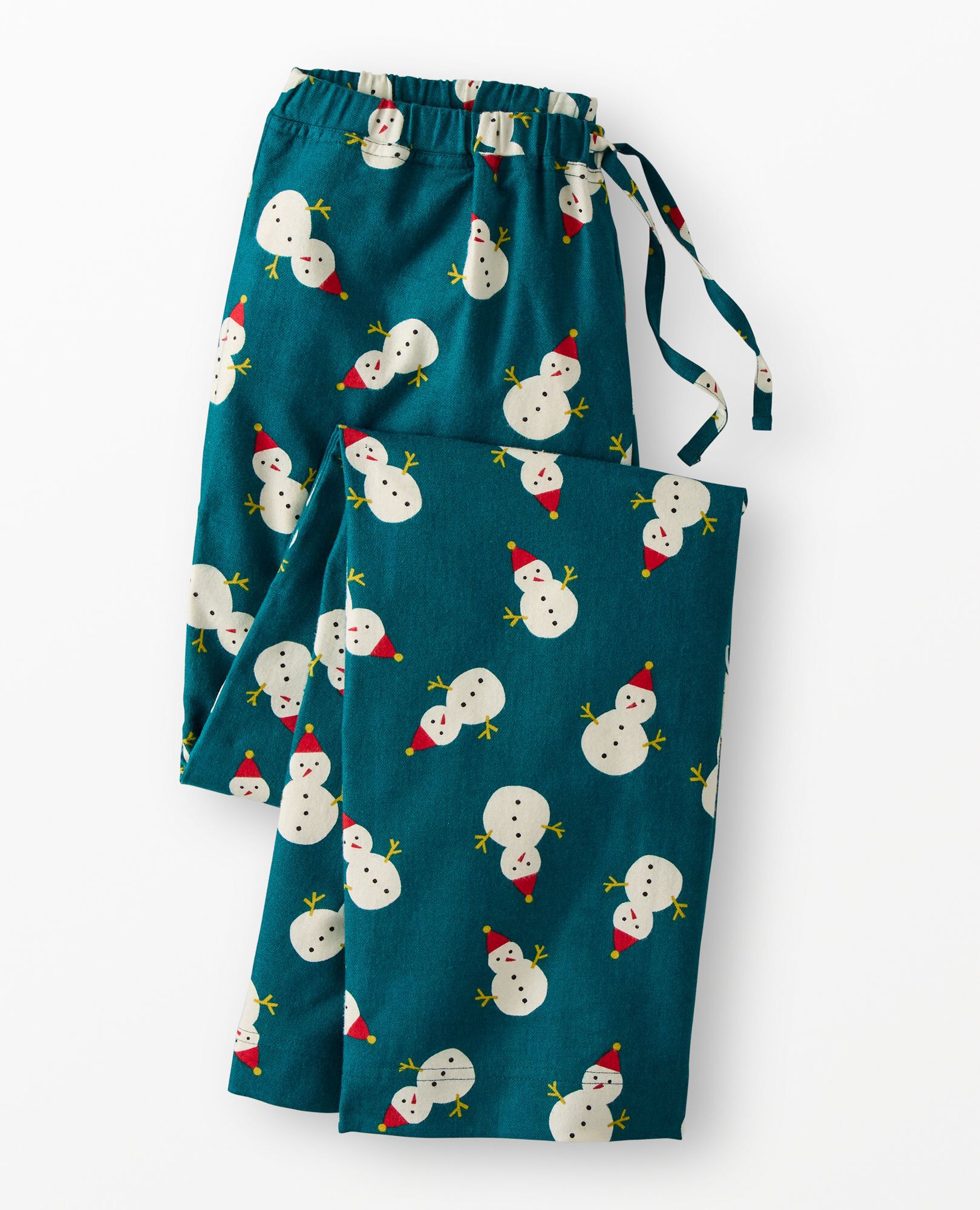 Adult Holiday Flannel Pajama Pants in Frosty Friends - main