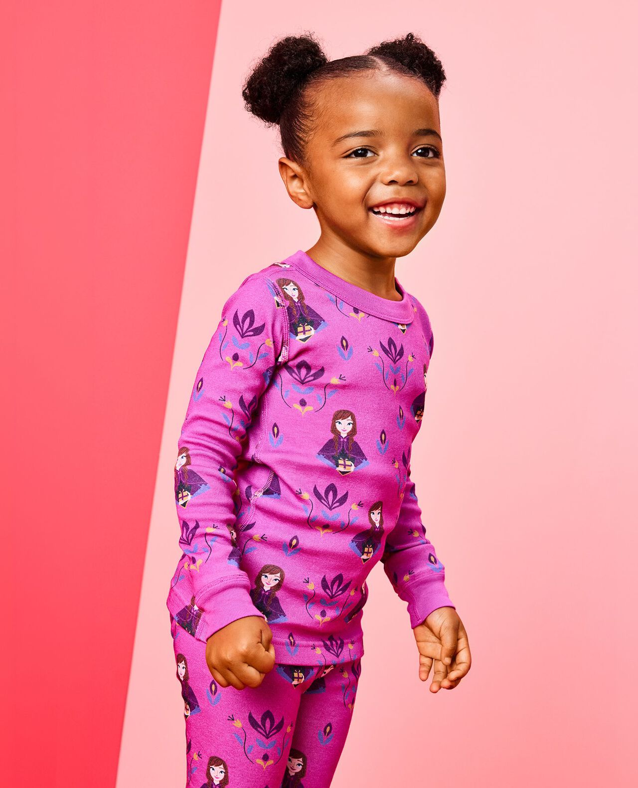 Disney Frozen HannaJams™ Pajama Set in Anna Winter Print - main