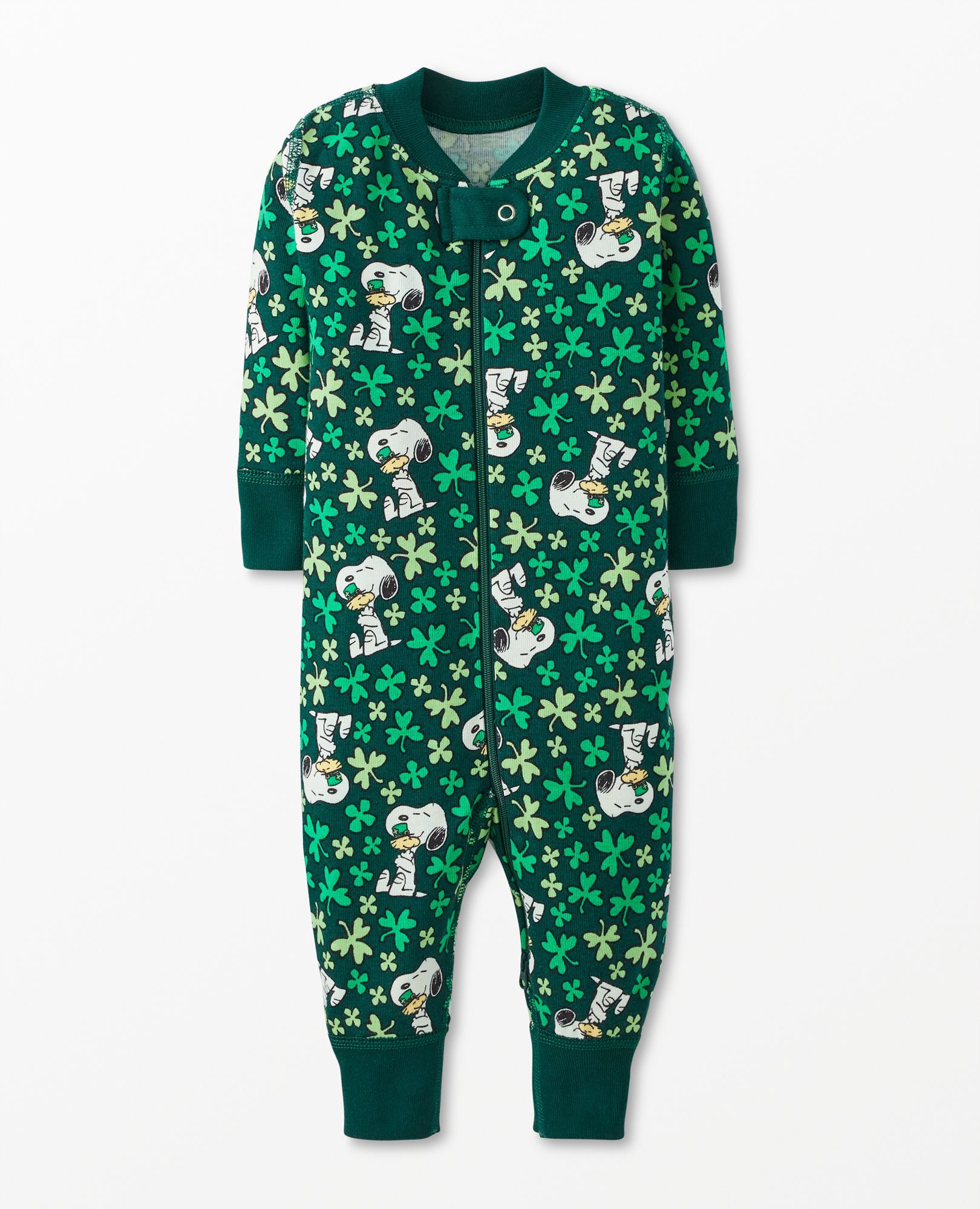 St. Patrick s Day Print Baby 2 Way Zip Sleeper Hanna Andersson