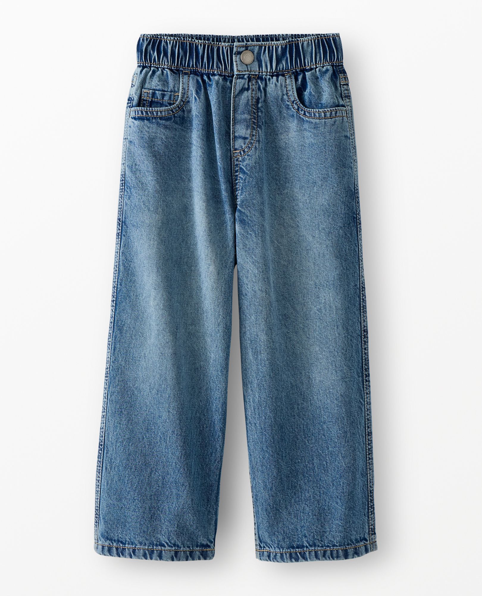 Slim Fit Denim Pull-On Pants | Hanna Andersson