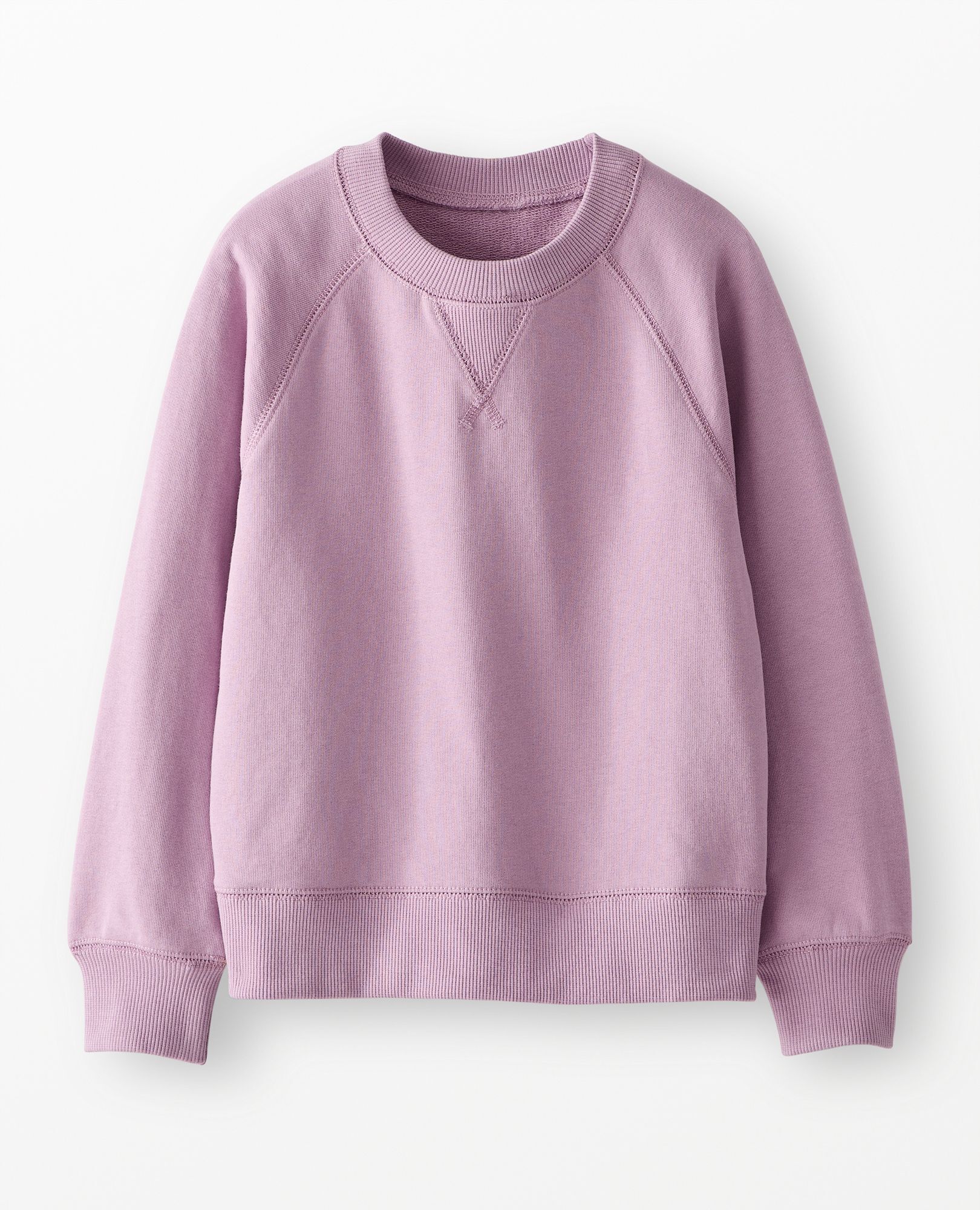 French Terry Sweatshirt in Lavender Mist - main