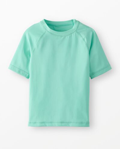 Short Sleeve Rashguard Top in Opal - main
