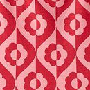 Long Sleeve Ruffle Skater Dress with Pockets in Pink and Red 2-tone - swatch