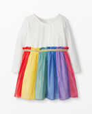 Rainbow Dress In Soft Tulle in Multi - main