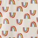 HannaJams™ Pajama Set in Rainbow Collective on Ecru - swatch