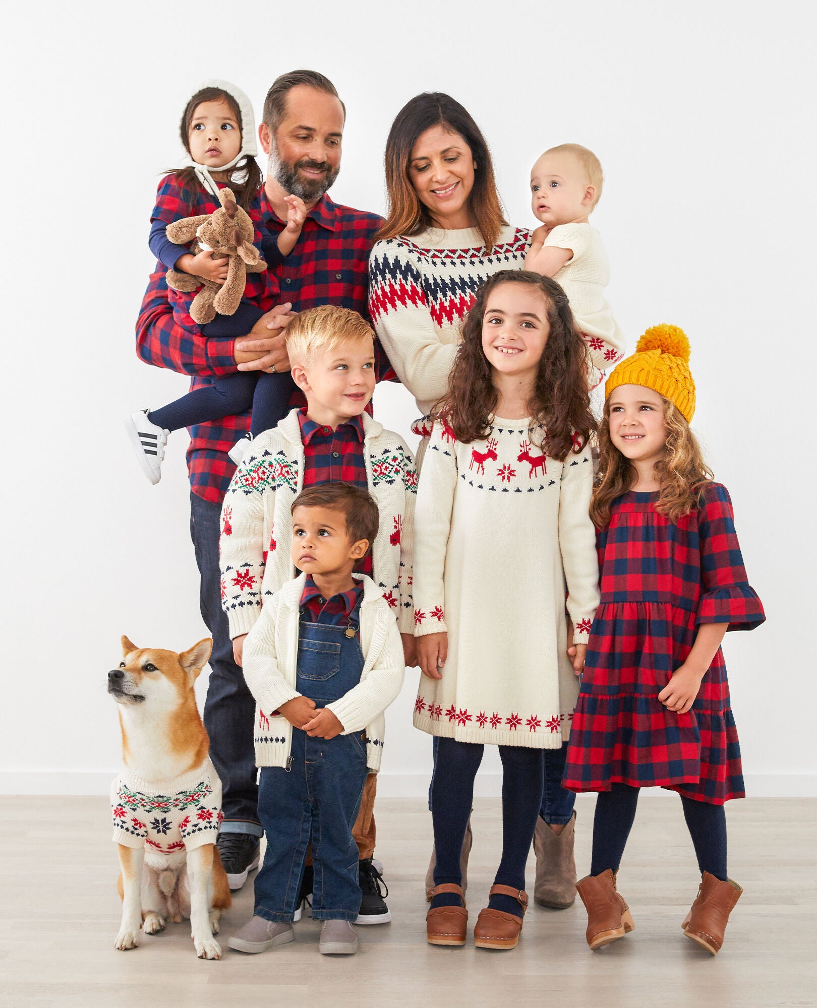 dear deer sweater dress