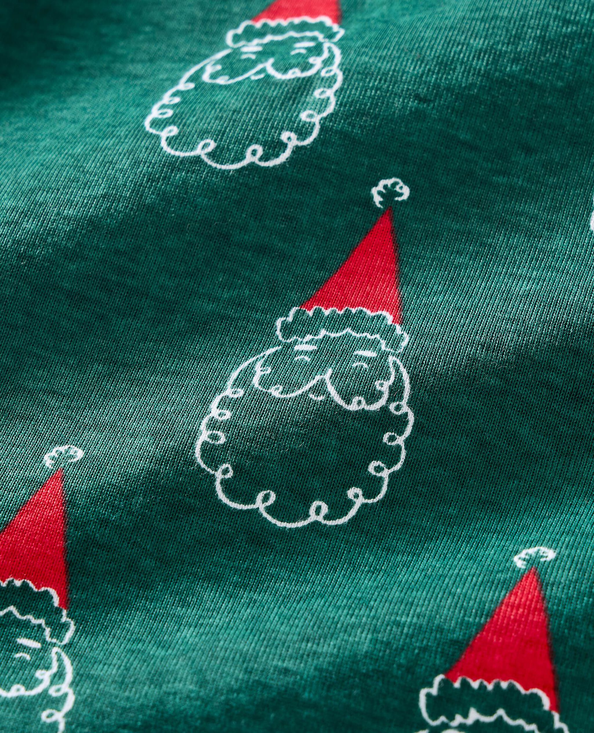 Holiday HannaJams™ Pajama Set in Santa on Malachite - main