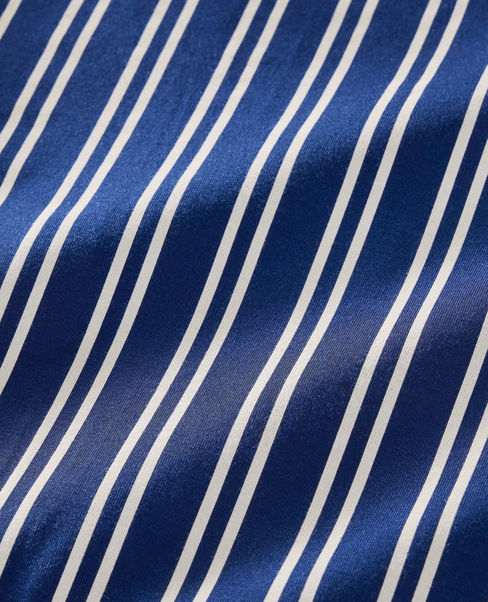 Adult Long Sleeve HannaSoft™ Pajama Set in Navy/Ecru - main
