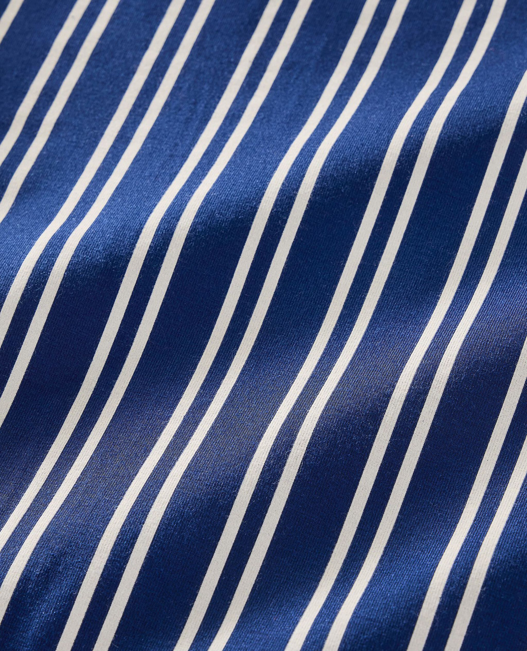 Adult Long Sleeve HannaSoft™ Pajama Set in Navy/Ecru - main