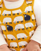 Baby Overall & Tee Set In Cotton Jersey in Delightful Daisy - main