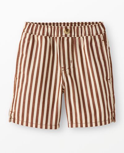 Canvas Chino Shorts in Tortoise Shell/Ecru - main