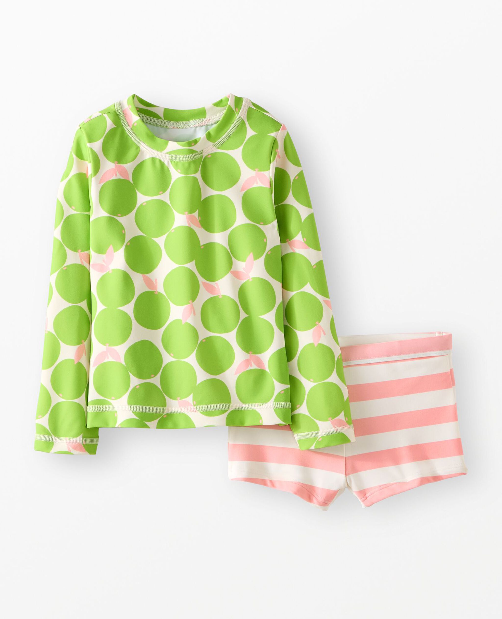 Rashguard Top & Shorts Set in Summer Pomelo - main