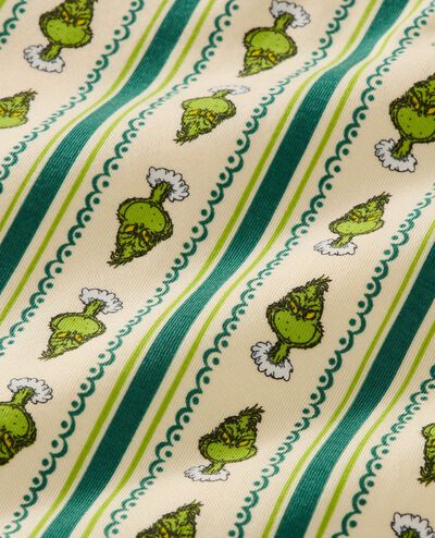 Women's Dr. Seuss Grinch HannaSoft™ Long Sleeve Pajama Set in Grinch Wallpaper - main