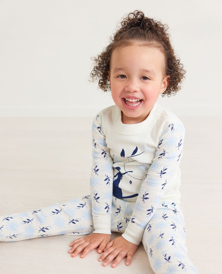 Bestuurbaar Verhoogd koppeling Disney Frozen 2 Winter Long John Pajama Set | Hanna Andersson