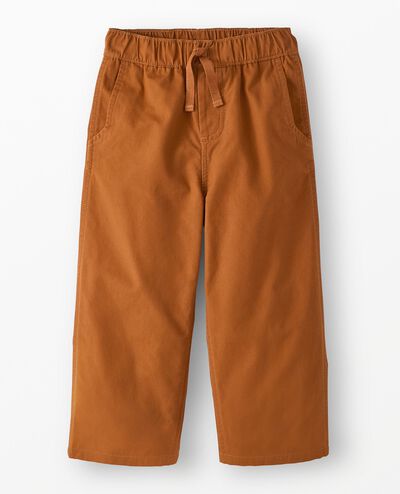 Canvas Pull-On Lined Pants in Glazed Ginger - main
