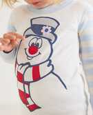 Warner Bros™ Frosty The Snowman Long John Pajama Set in Frosty the Snowman Stripe - main