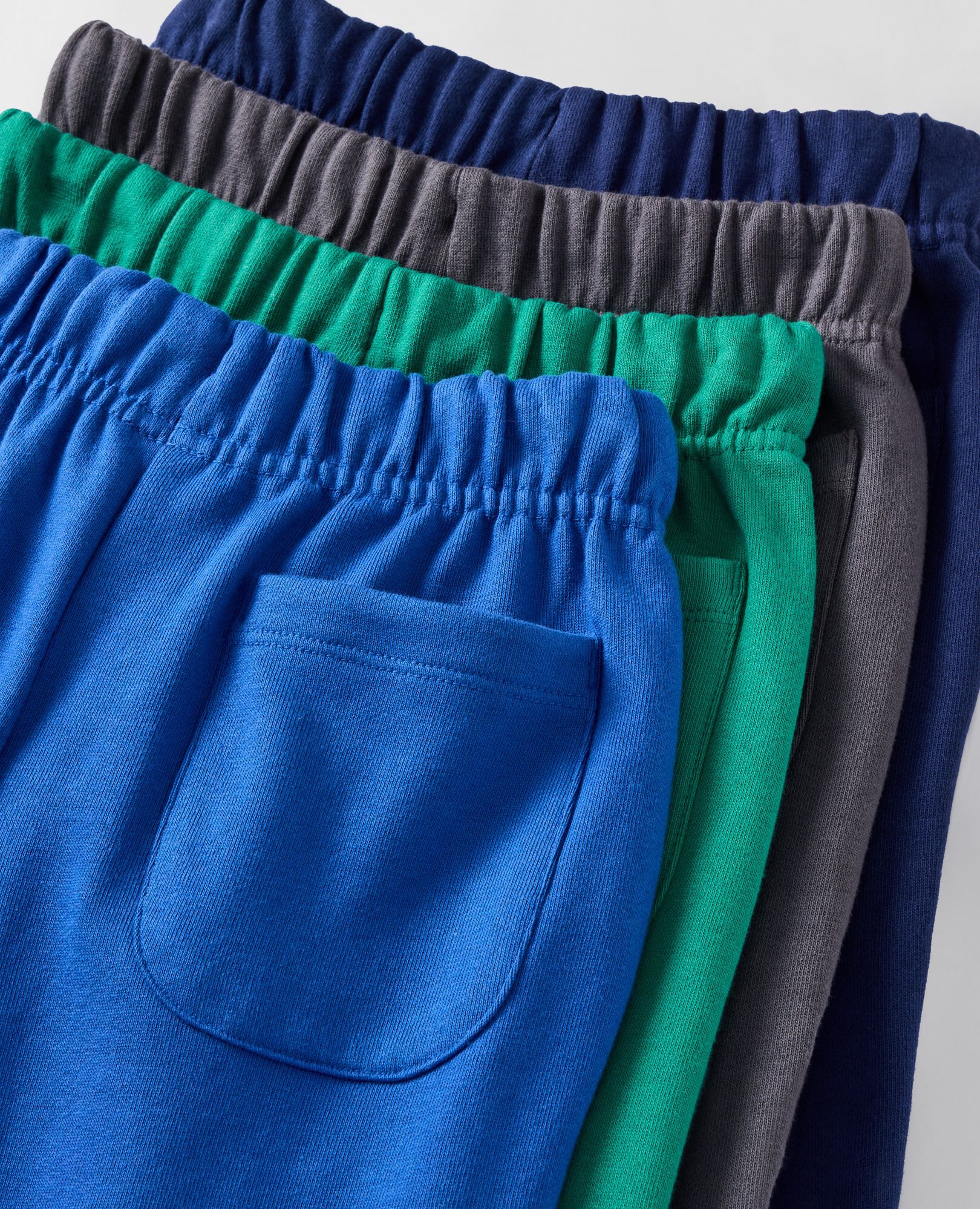 Slim Fit French Terry Double Knee Sweatpants in Nettle Brown - main