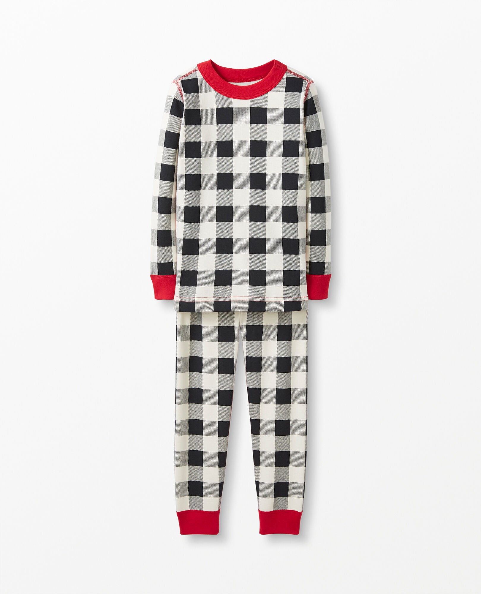 Kids Holiday Long John Pajama Set