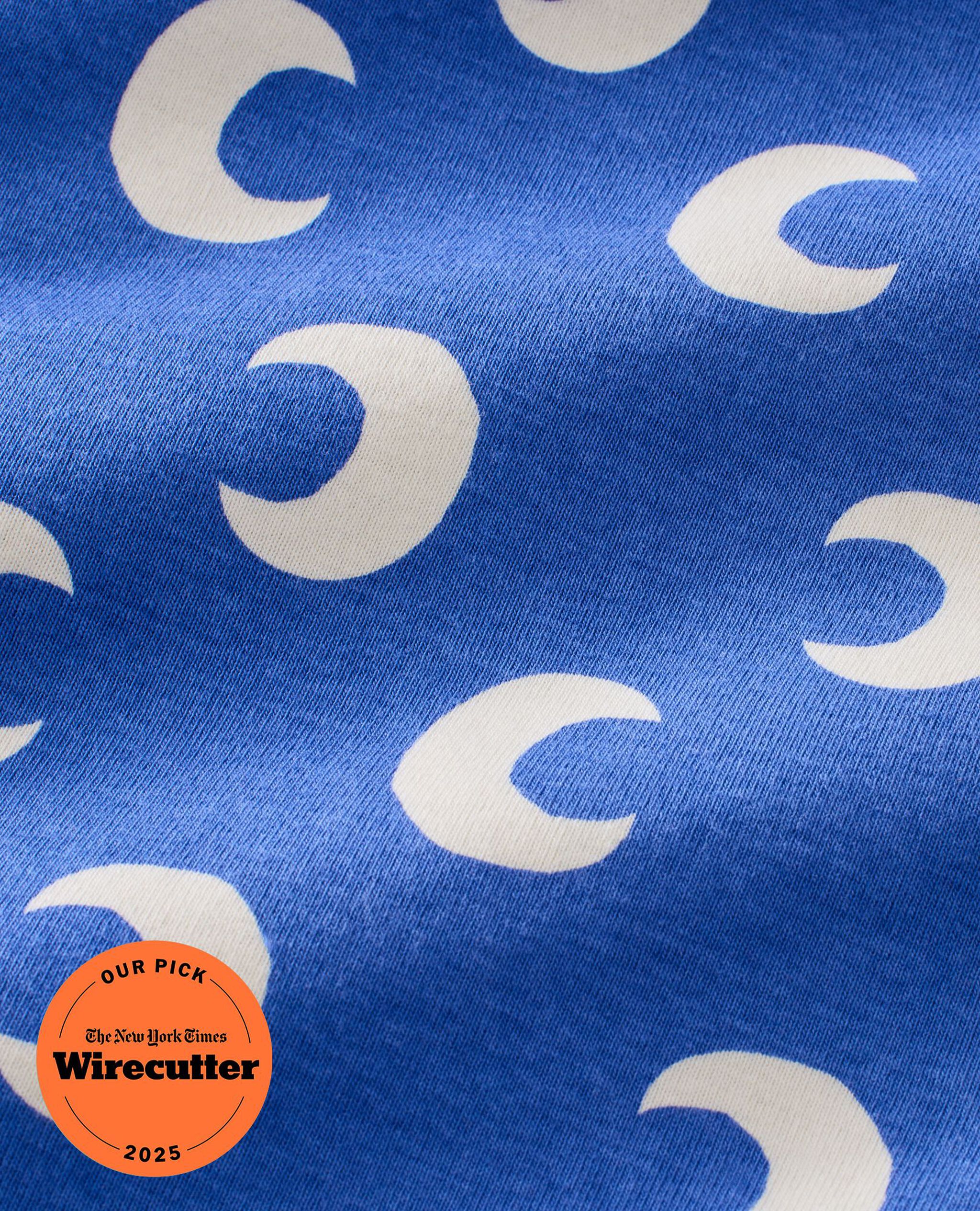HannaJams™ Pajama Set in Crescent Moon on French Blue - main