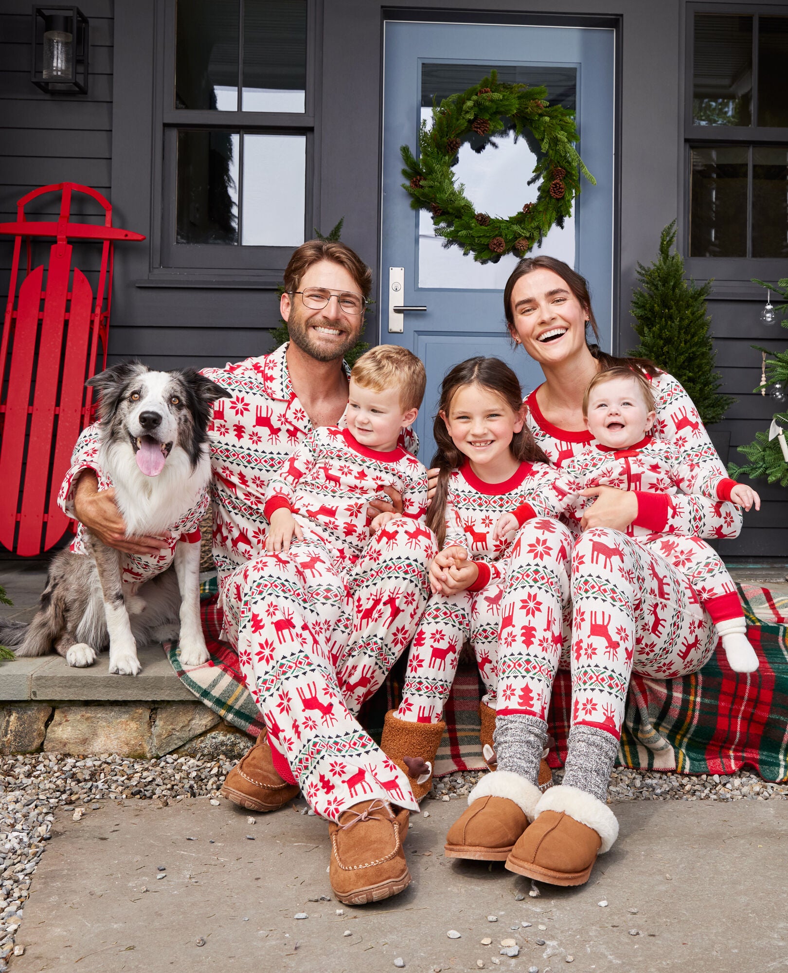 Family matching christmas pajamas clearance
