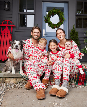 Kids Indiana University Hoosiers Matching PJs Family Matching Pajamas