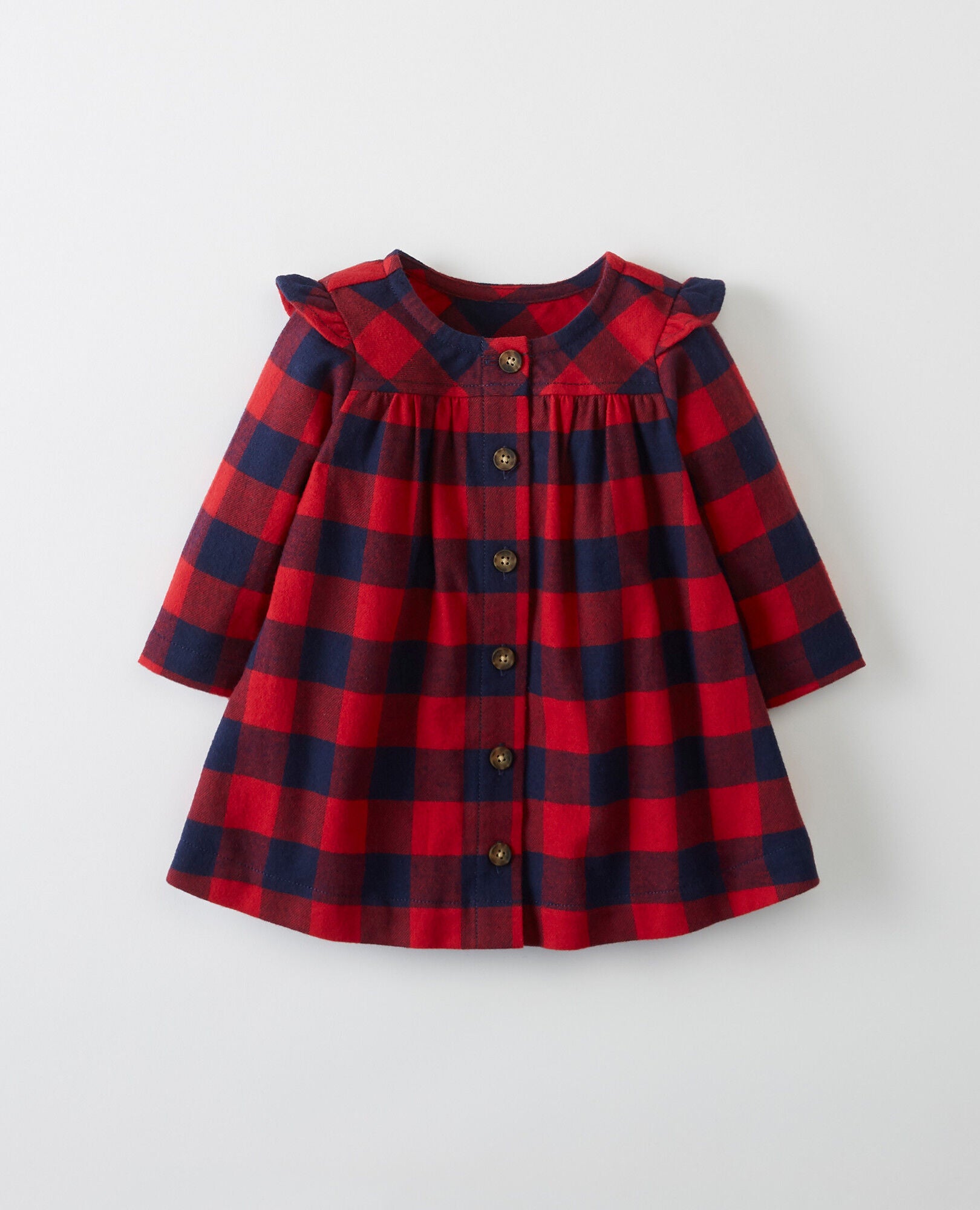 hanna andersson plaid dress