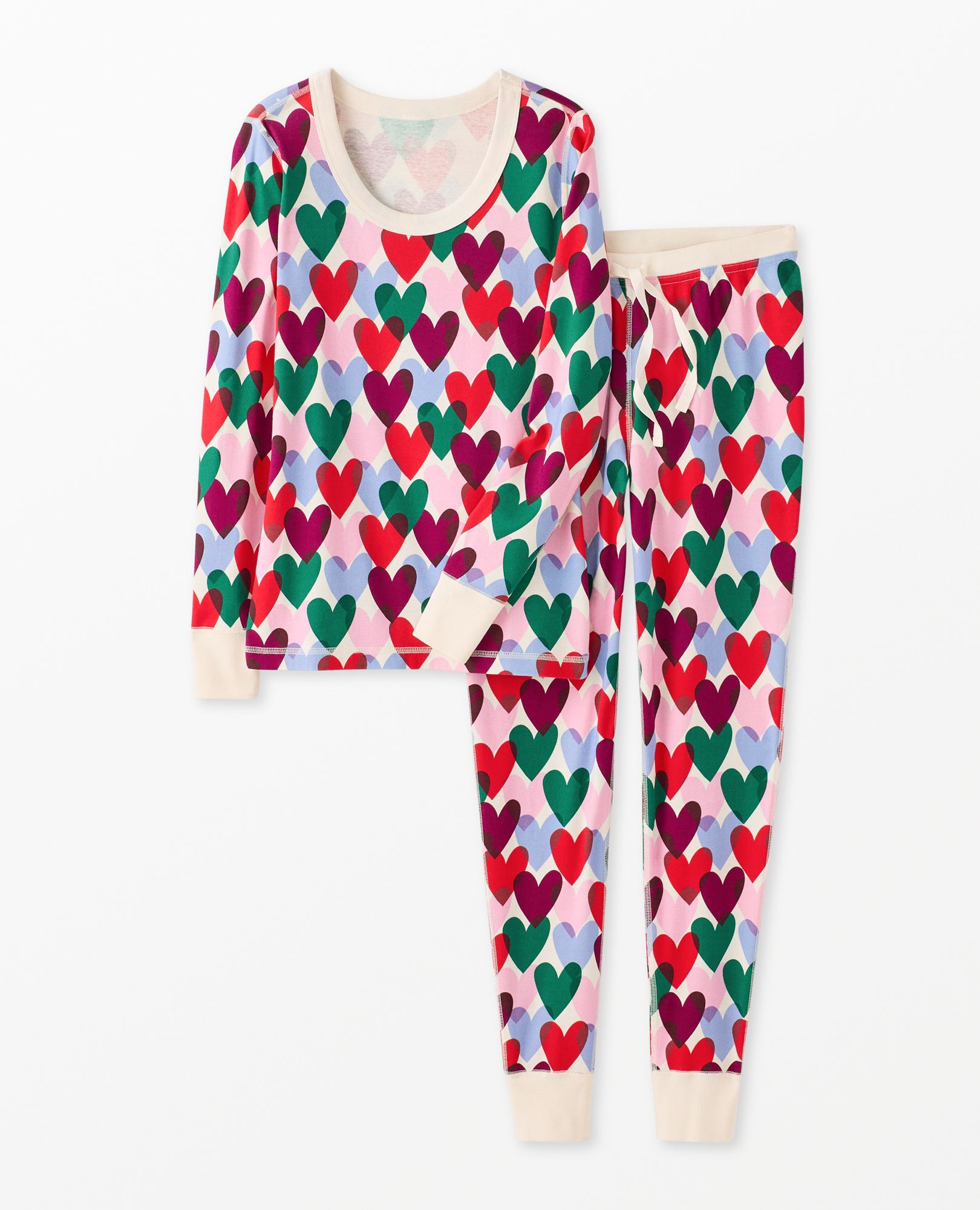 Women's long john pajama sets 2025