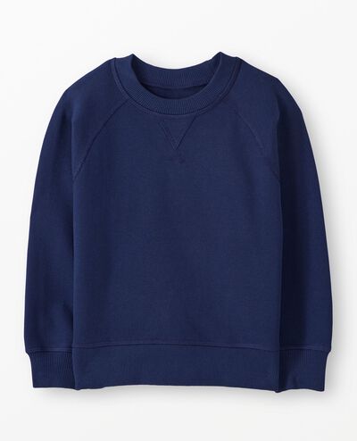 French Terry Sweatshirt in Navy Blue - main