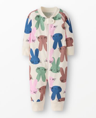 Easter HannaJams™ Sleeper in Multi Bunnies - main