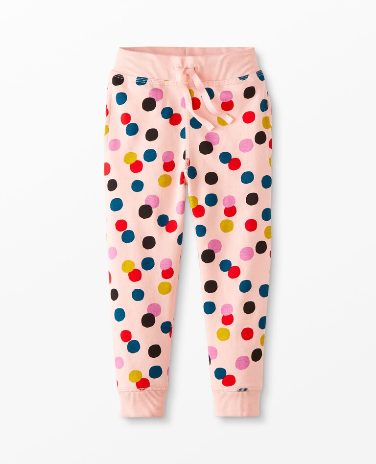 Holiday Print Sweatpants In French Terry in Confetti - main