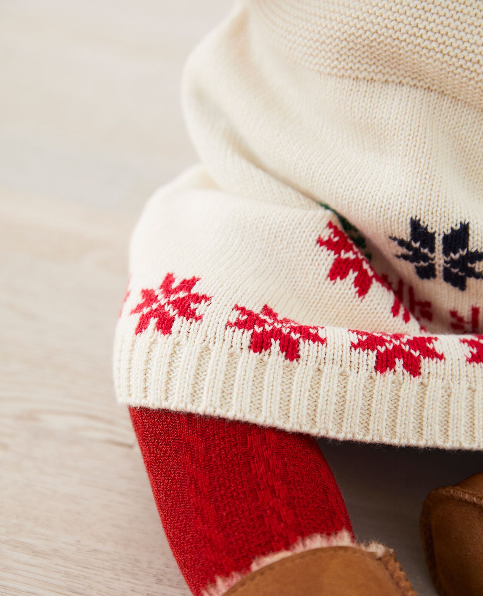 dear deer sweater dress