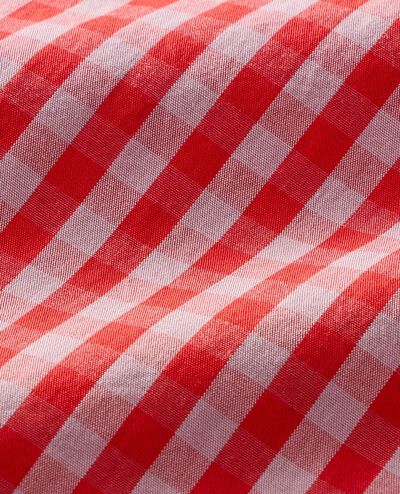 Women's Poplin Patch Pocket Pajama Set in Red Ember gingham - main