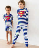 DC Superman Short John Pajamas in Deep Blue Sea - main