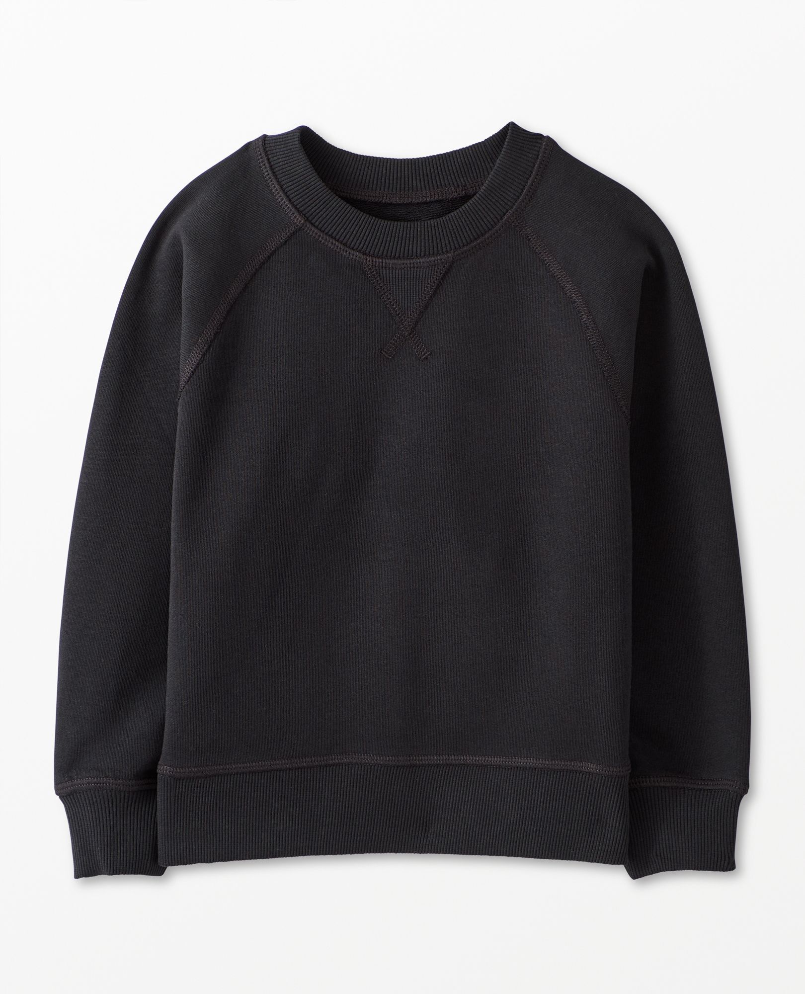 French Terry Sweatshirt in Black - main