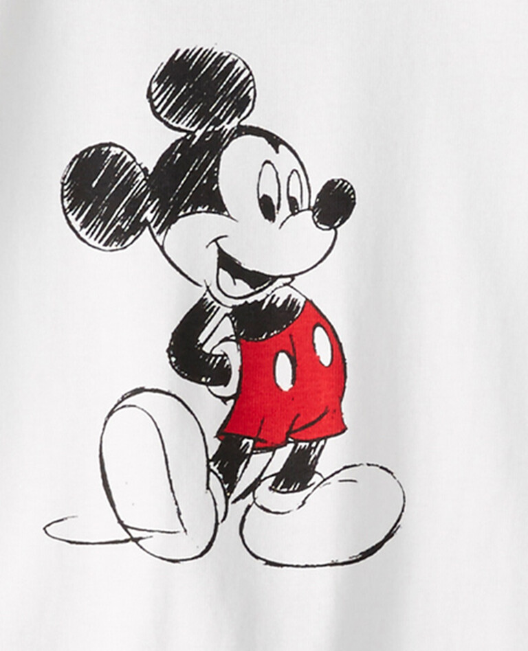 Disney Mickey Mouse Striped Short John Pajama Set in M-I-C-K-E-Y - main