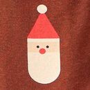 Holiday HannaJams™ Sleeper in Scandi Santa on Cocoa Brown - swatch