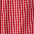 Women's Poplin Patch Pocket Pajama Set in Red Ember gingham - swatch