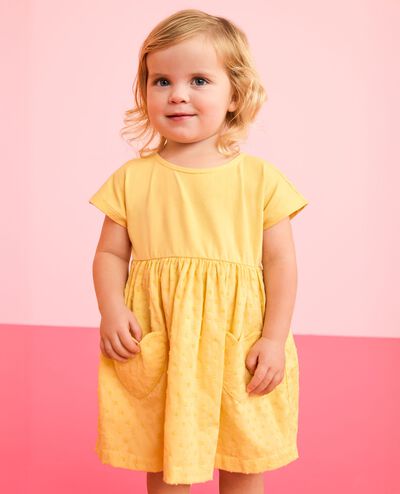 Baby Tulip Pocket Dress & Bloomers Set in Always Sunny - main