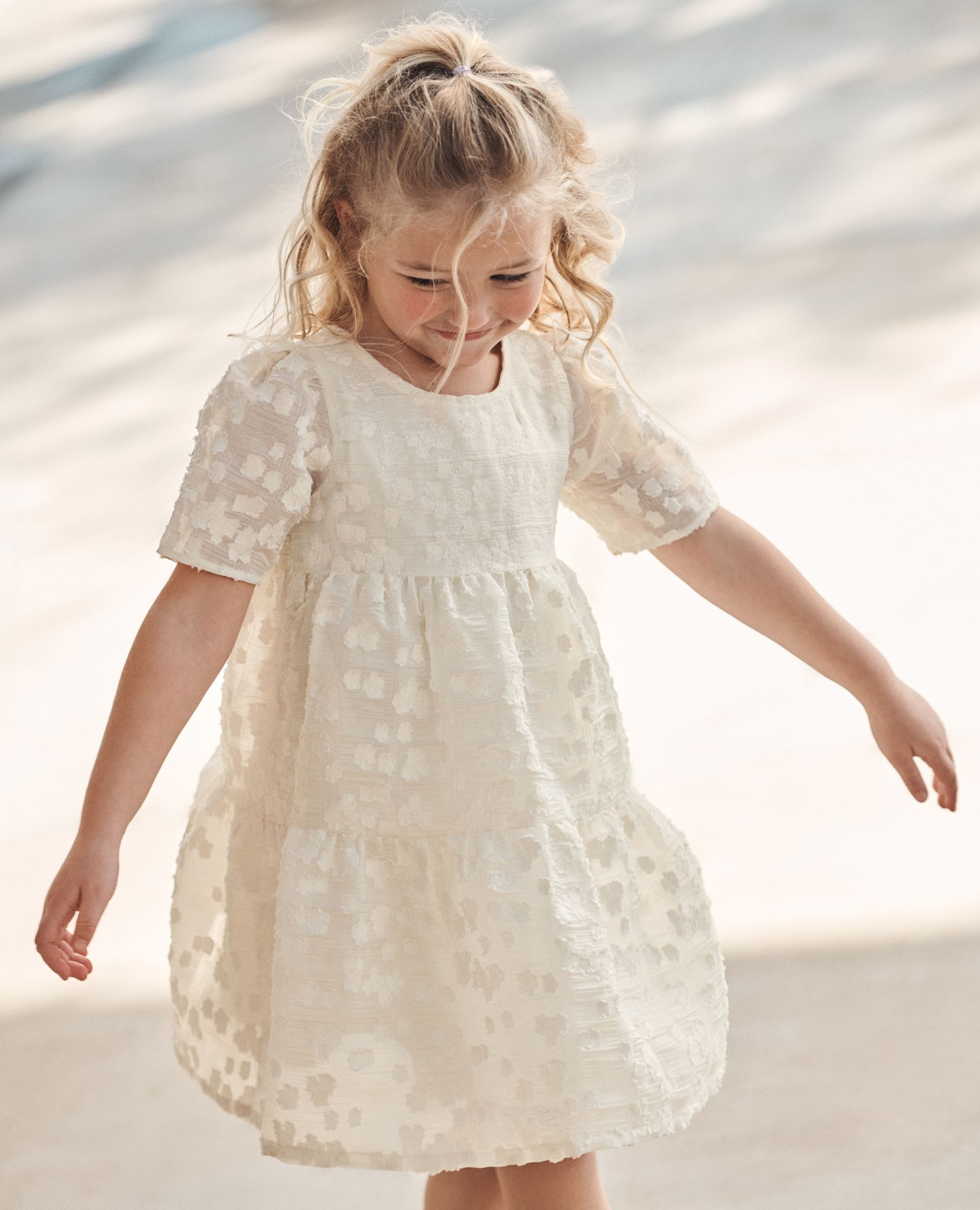 Limited Edition Jacquard Tiered Dress