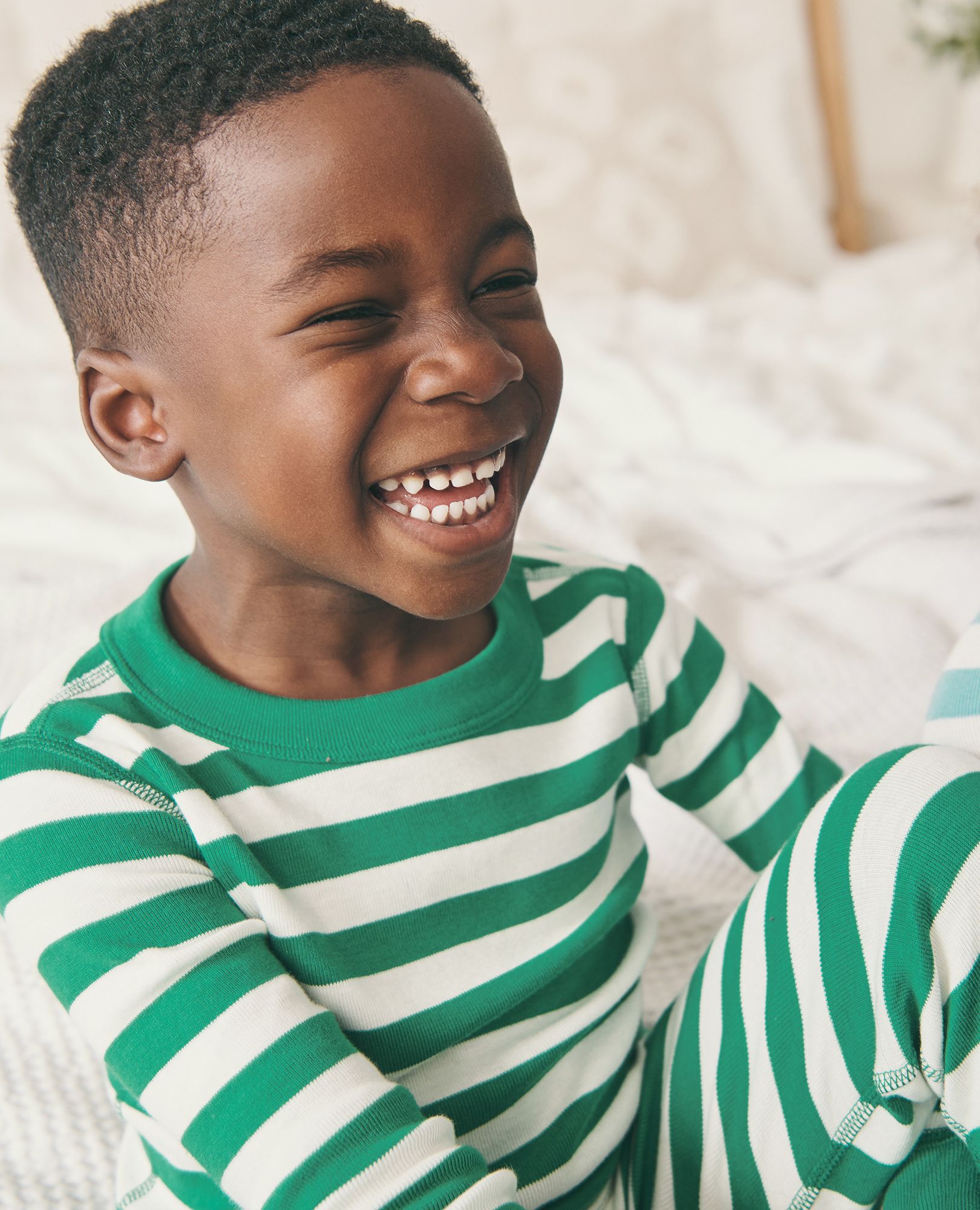 White striped pajamas cheap