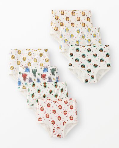 7-Pack Disney Princess Organic Cotton Classic Underwear in Multi-Princess Unders 7pk - main