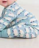 Baby Zip Sleeper in Counting Sheep on Raincloud Blue - main