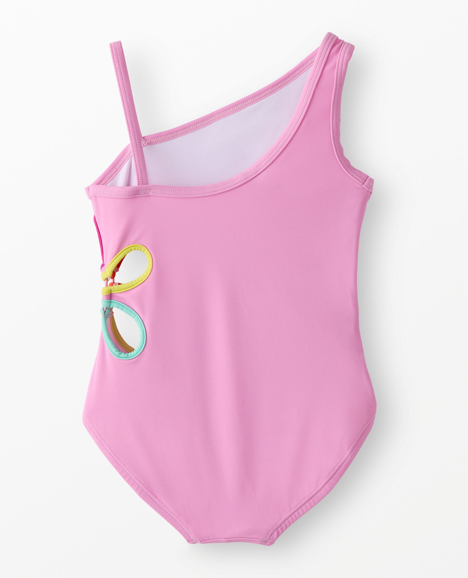 One-Piece Flower Cut Out Swimsuit in Echinacea - main