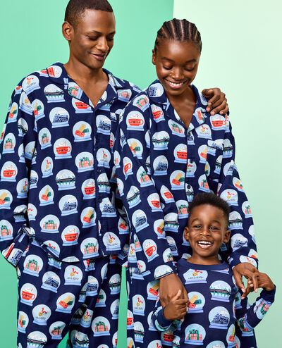 Adult The Polar Express Flannel Pajama Pants in Polar Express Snowglobes - main