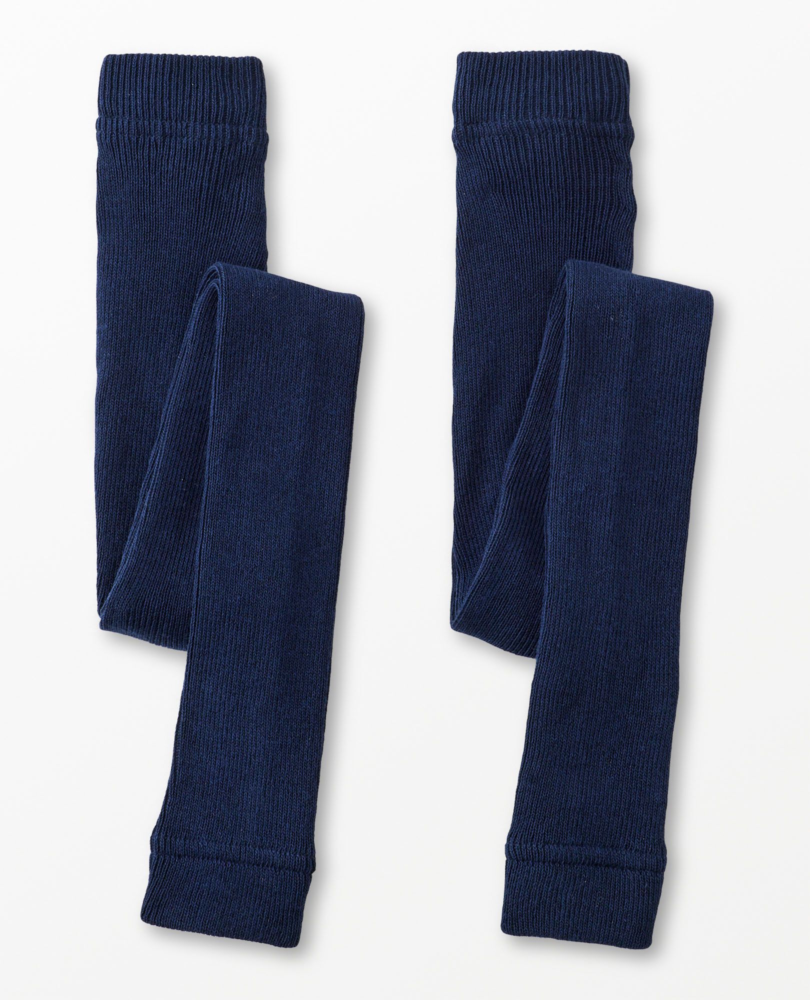 Ribbed Footless Tights 2 Pack