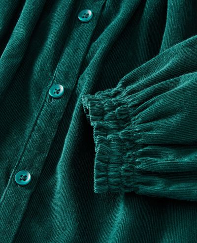 Corduroy Button Up Shirt in Ponderosa Green - main