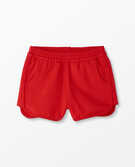French Terry Short in Tangy Red - main