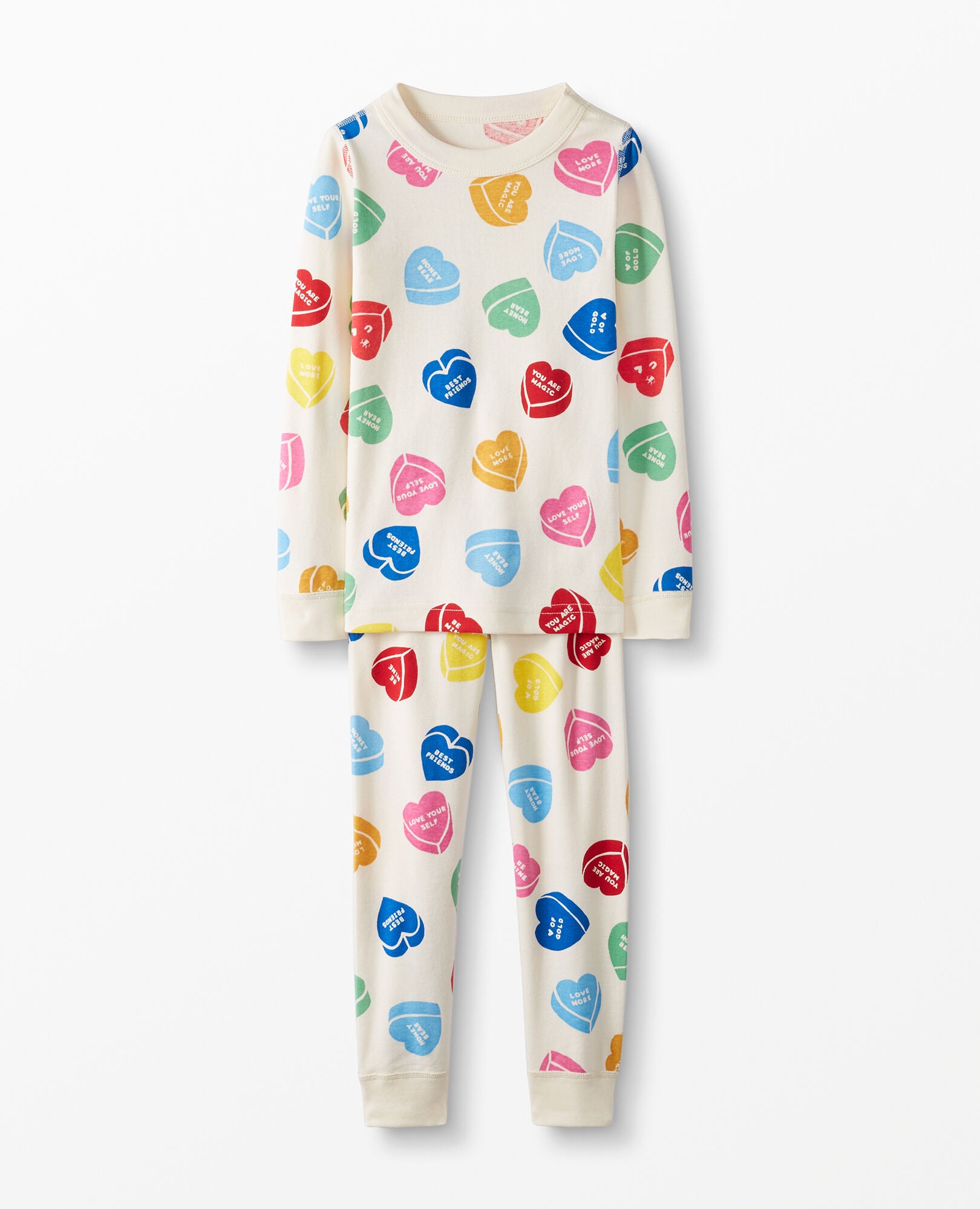 Valentines Print Long John Pajama Set Hanna Andersson Hanna Me Downs