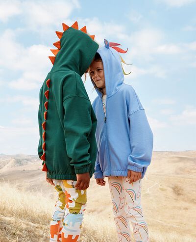 Halloween French Terry Hoodie in Dinosaur - main