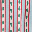 Holiday HannaJams™ Pajama Set in Tree Ribbons on Blue - swatch